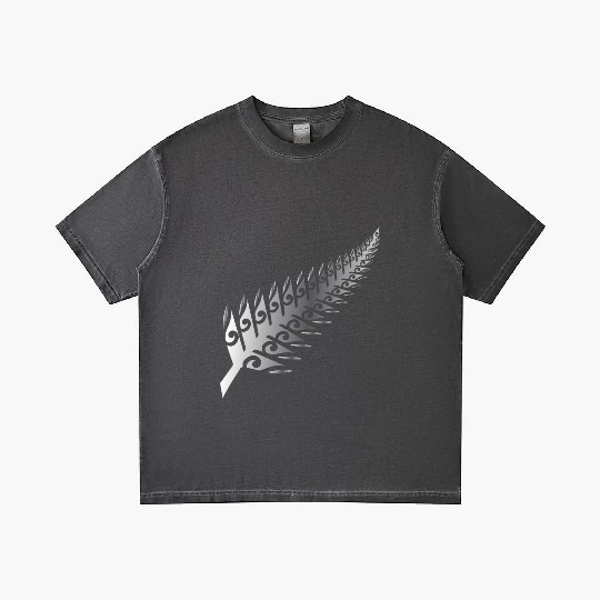 Silver Fern New Zealand Maori Style - Gift Idea Gradient T Shirts