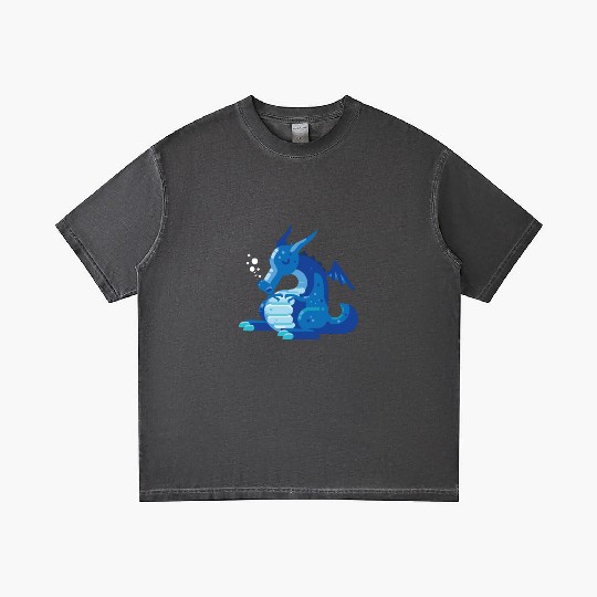 Dragon Wyvern Frost Ice Crystal Winter Fat Gift Gradient T Shirts