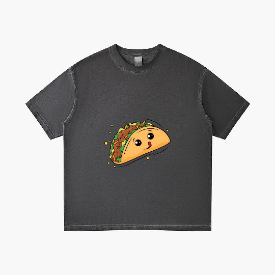 Delicious Taco Cartoon Gradient T Shirts