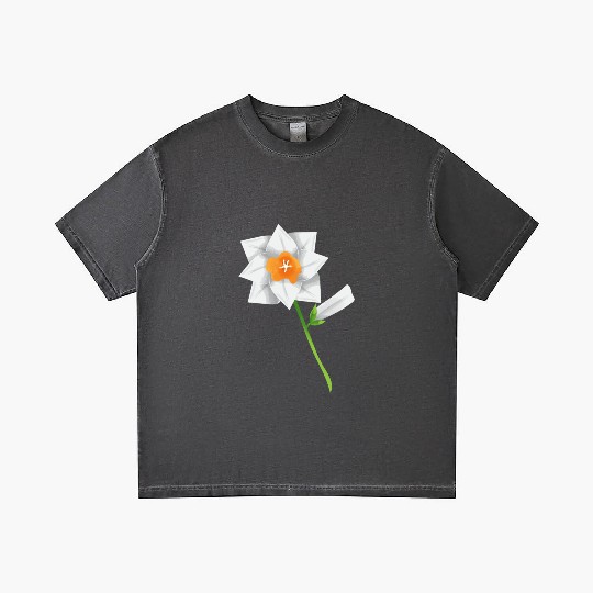 Flower Spring Daffodil Narcissus White - Gift Idea Gradient T Shirts