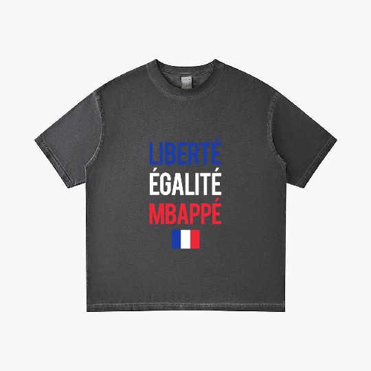 Liberte E galite Mbappe France Gradient T Shirts