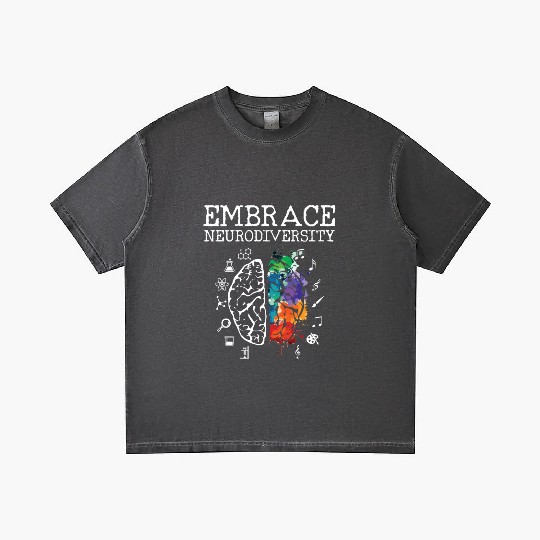 Embrace Neurodiversity - ASD ADHD Autism Awareness Gradient T Shirts