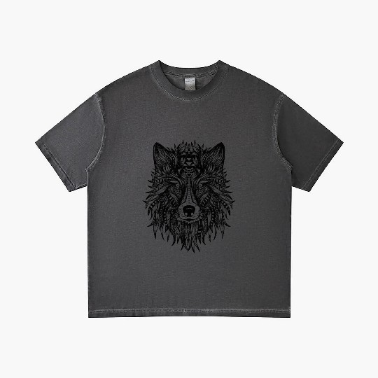 Alpha Wolf Gradient T Shirts