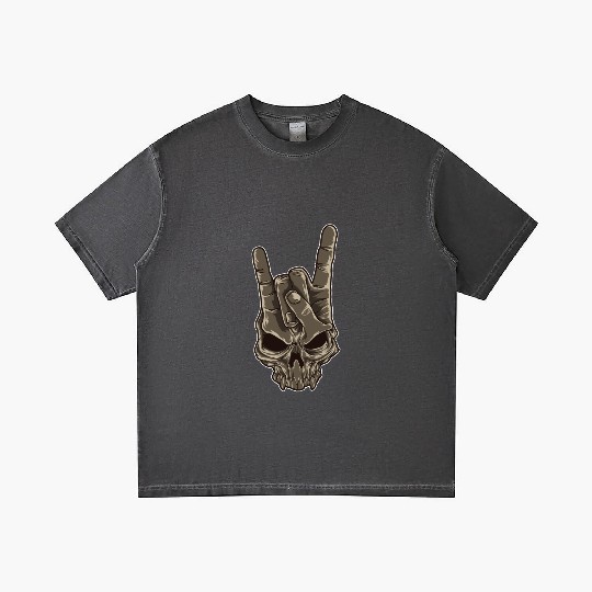 Devil Horns Sign | Heavy Metal Hand Gesture Music Gradient T Shirts