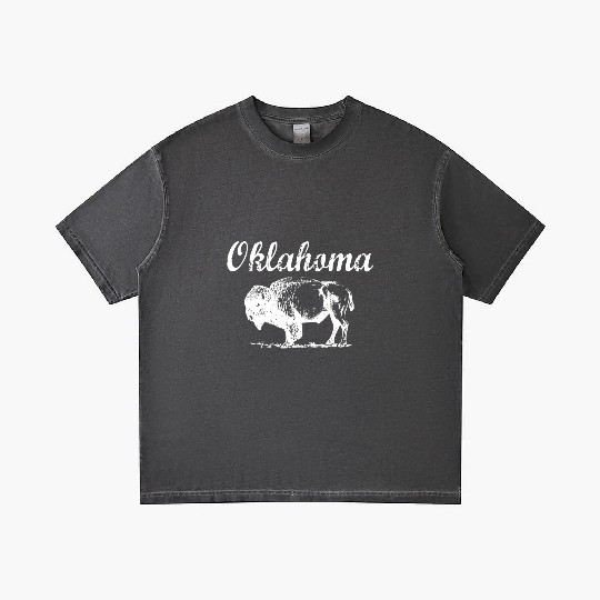 Oklahoma Buffalo Tribal Native American Country Ok Gradient T Shirts