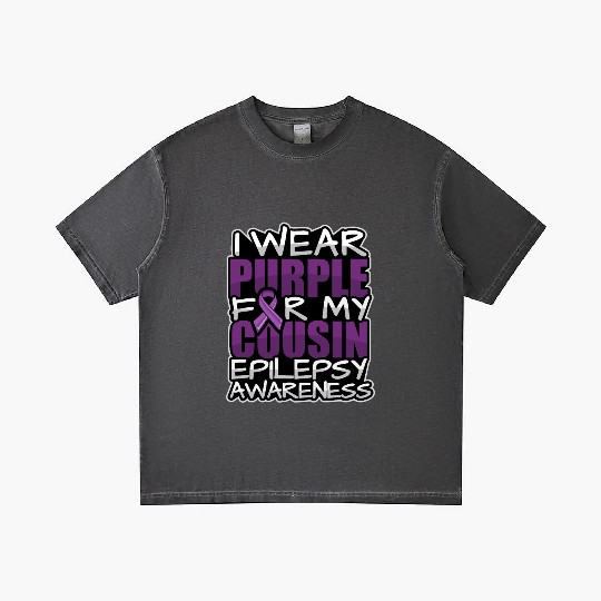 I wear purple for my cousin Epilepsy awareness - Gradient T Shirts