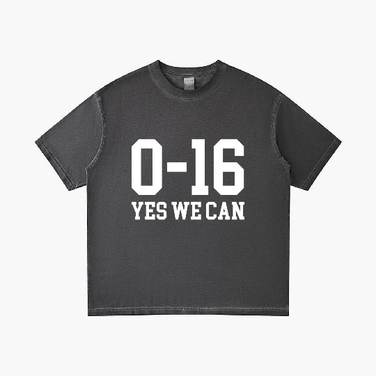 Detroit Lions 0 16 Yes We Can Gradient T Shirts