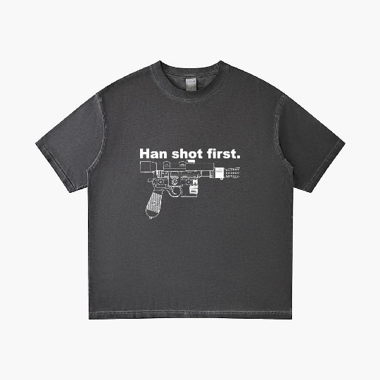 Han shot first Gradient T Shirts