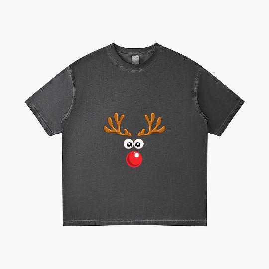 Christmas Rudolph reindeer winter nature gift Gradient T Shirts