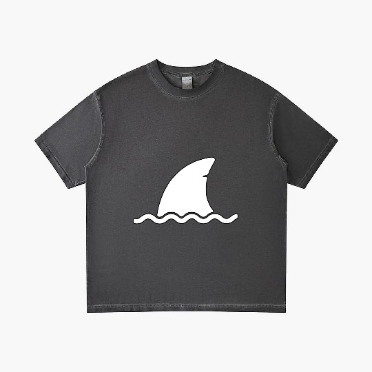 Shark shark fin water sea animal swim present Gradient T Shirts
