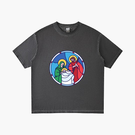 Josef Maria Jesus Jesus birth Bethlehem Christmas Gradient T Shirts