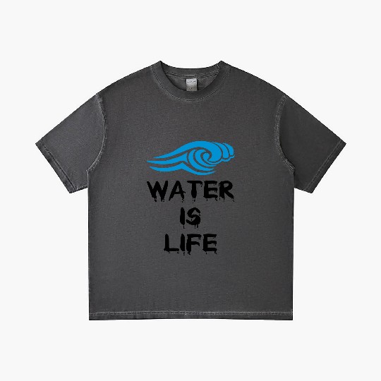 Water is life Gradient T Shirts