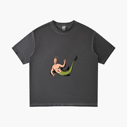 Sea Monkey Pointing Mascot Gradient T Shirts