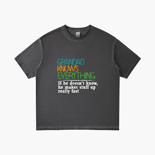 GRANDAD KNOWS EVERYTHING - GIFT FOR GRANDAD - FUNN Gradient T Shirts