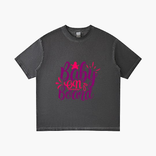 Gradient T Shirts of maternity baby on board gift humor fun