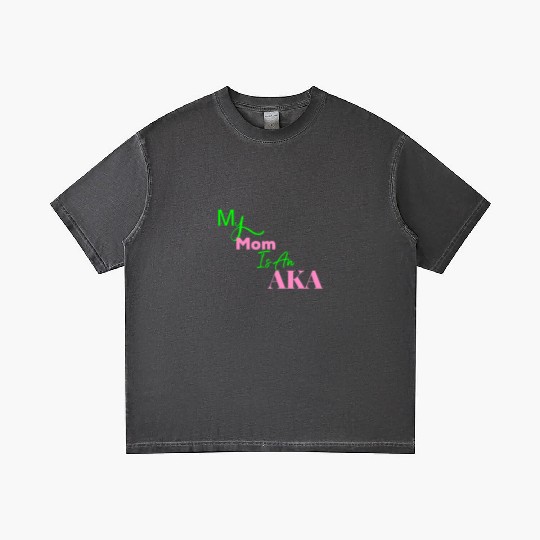 AKA Mom My Mom Is An AKA Black Gradient T Shirts