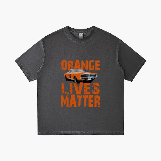General Lee Dukes Of Hazzard Retro Orange Lives Gradient T Shirts