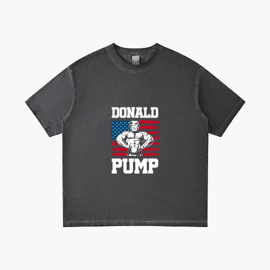 Donald Pump Trump Workout Patriotic Fitness Gym Fu Gradient T Shirts