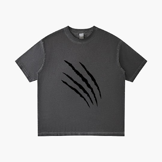 claw slash pawls torn tiger tracks Gradient T Shirts