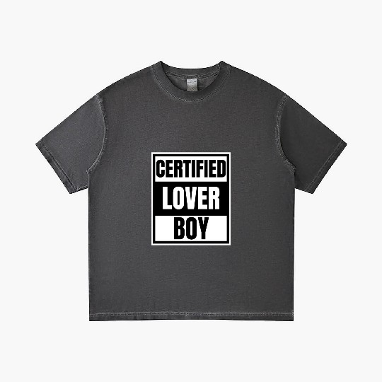 Certified Lover Boy Gift Gradient T Shirts