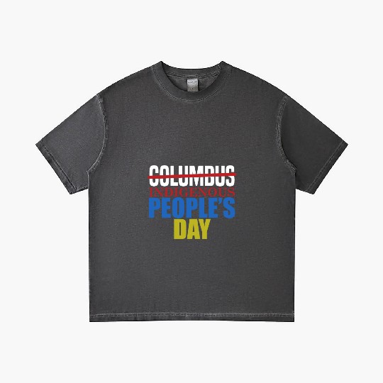 Columbus Indigenous People's Day Indian Native Ame Gradient T Shirts