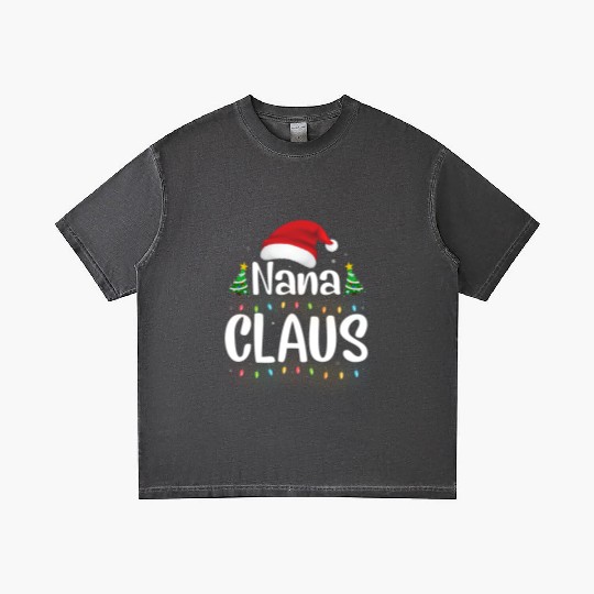 Funny Santa Nana Claus Christmas Family Matching Gradient T Shirts