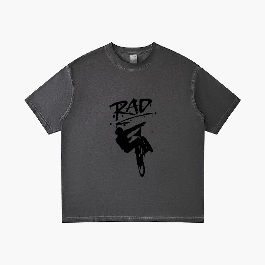 RAD BMX Bike Graffiti 80s Movie Radical Gradient T Shirts
