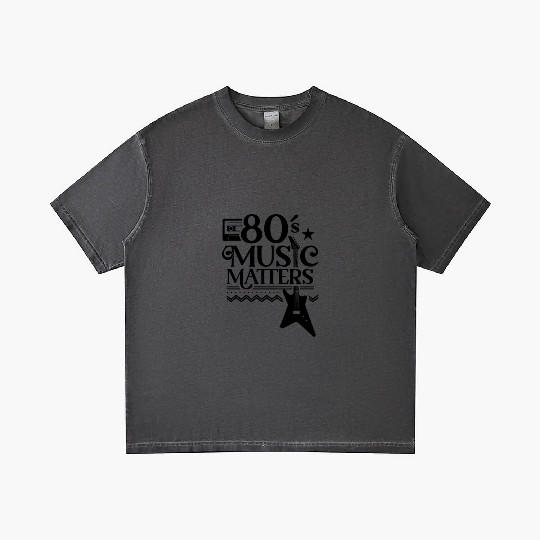 80s Music Matters Musician Gradient T Shirts