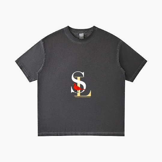 Saint Louis Red Cardinal Dress Elegant Font Design Gradient T Shirts