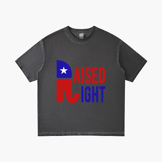 Raised Right Proud Republican Elephant Logo Usa Gradient T Shirts