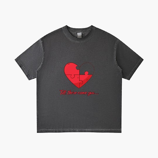 Till there came you Heart Love Engagement Gradient T Shirts