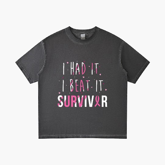 Breast Cancer Survivor I Had It I Beat It Gradient T Shirts