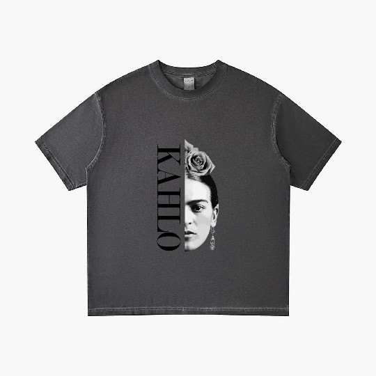 Frida Kahlo Split Portrait Gift Gradient T Shirts
