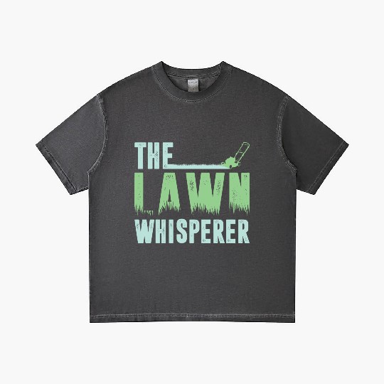 Funny Lawn Mowing The Lawn Whisperer Gradient T Shirts