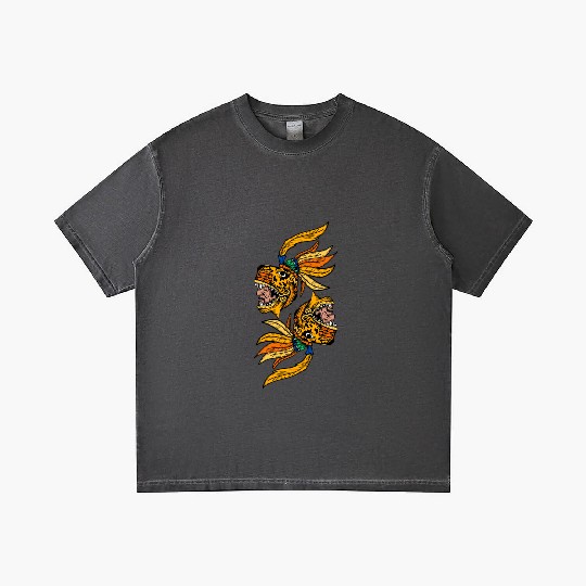 Aztec Warior Jaguar Maya Inca Culture Gradient T Shirts