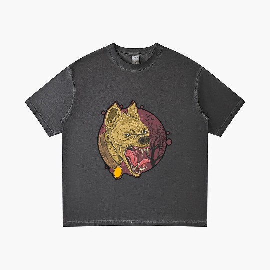 wild hyena angry face head Gradient T Shirts