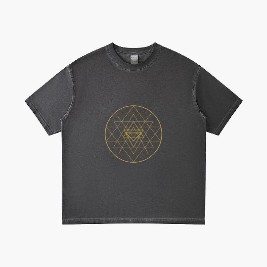 Sri Yantra Sacred Geometry Chakra Mandala Gifts Gradient T Shirts