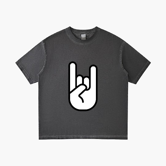 Heavy metal rock hand icon 02 Gradient T Shirts