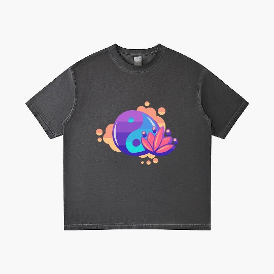 Balancenerg Yin Yang Lotus Special Edition Gradient T Shirts