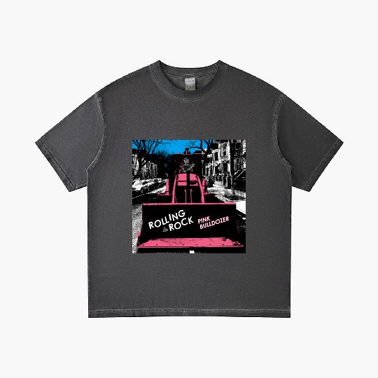 Pink Bulldozer / Rolling Rock Gradient T Shirts