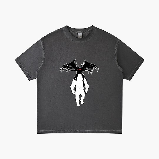 Bigfoot Riding Mothman - Funny Sasquatch Myth Gradient T Shirts