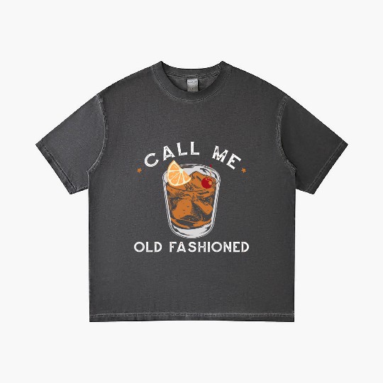 Call Me Old Fashioned Whiskey Drinking Gradient T Shirts