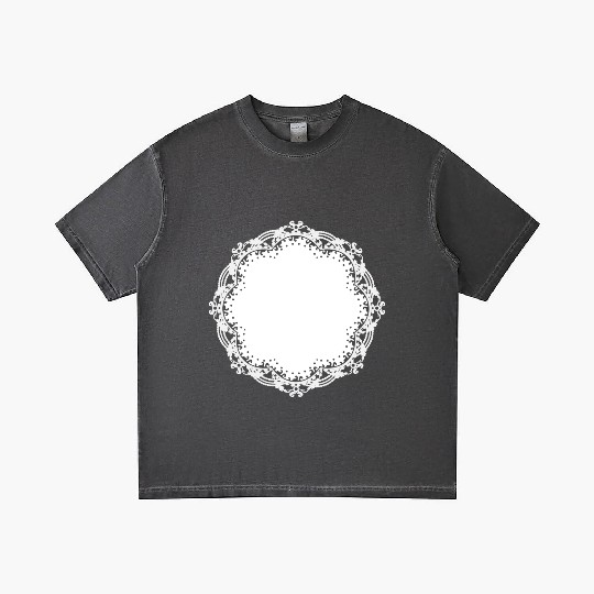 snow-white cake lace as a frame and decoration Gradient T Shirts