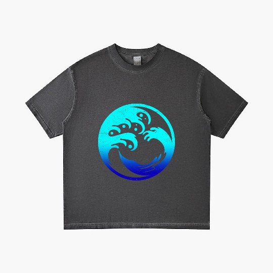 Maori Ocean Circle Tattoo Gift Idea Gradient T Shirts