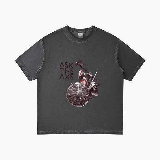 God Of War Ask The Axe Gradient T Shirts