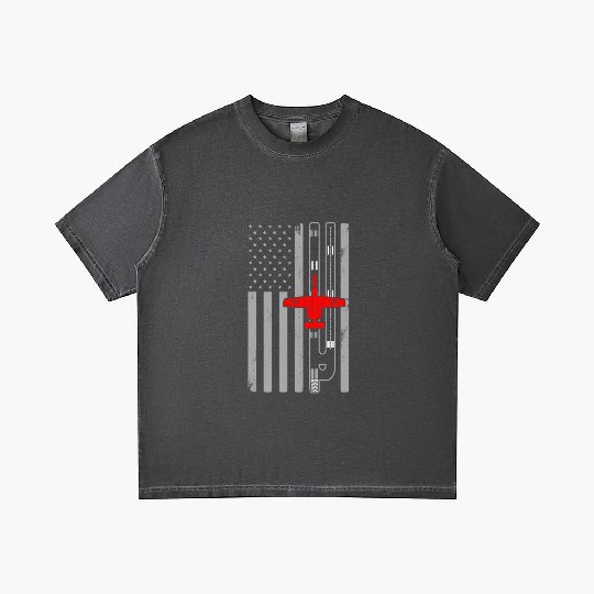 A-10 Warthog American Flag Runway A10 Thunderbird Gradient T Shirts