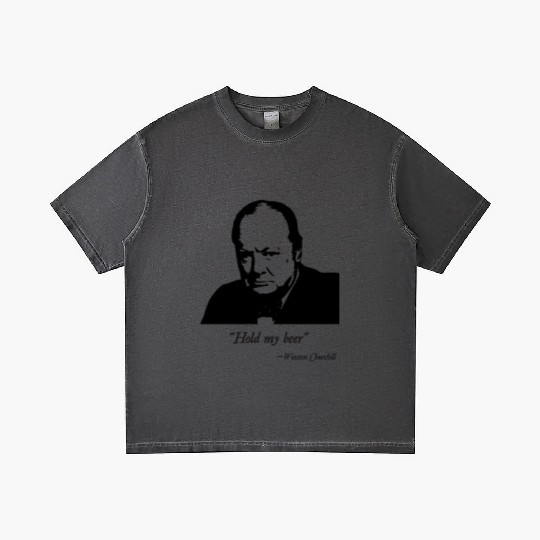 Winston Churchill World War 2 Gradient T Shirts