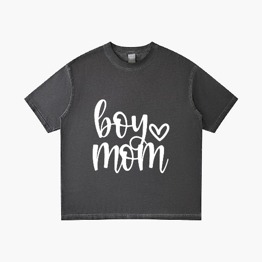Boy Mom - Boy Mama Mom Of Boys Heart Love Gradient T Shirts