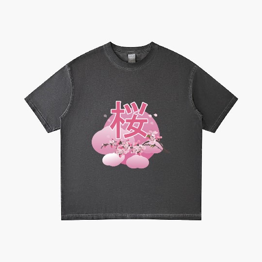 Cherry bloosom , Sakura, Cherry Blossom Gradient T Shirts
