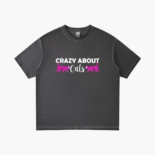 Crazy about cats - Cat lover - Cat owner gift Gradient T Shirts